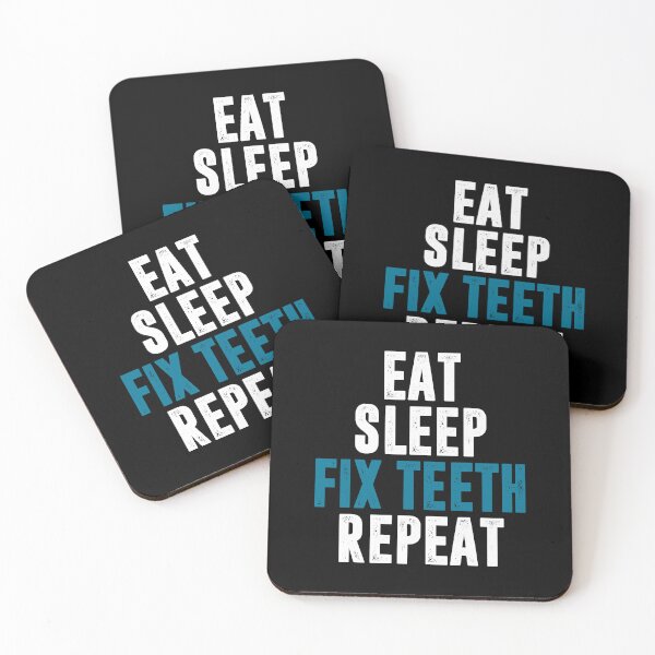 Item preview, Eat Sleep Fix Teeth Repeat - Dentist Dental Assistant Gift designed and sold by zeviwanty.