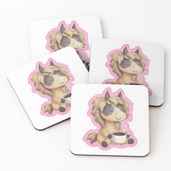 Item preview, Horse Relaxing in Yoga Pose Drinking Tea designed and sold by CreatedbyKandJ.