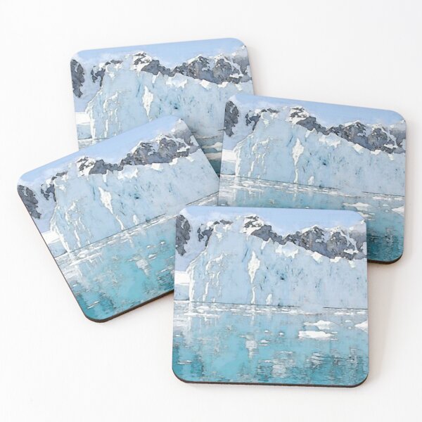 Item preview, north and south pole, snow on mountains and ice in sea designed and sold by AA-designstore.