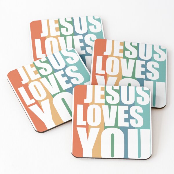 Item preview, Jesus loves you, a message of faith and a reminder of unconditional love designed and sold by melissamaduka.