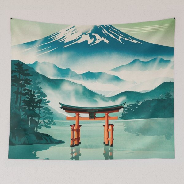 Item preview, Hakone Vintage Travel Poster designed and sold by TravelerRat.