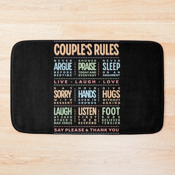Item preview, Couple's Rules designed and sold by Rhu Creations.