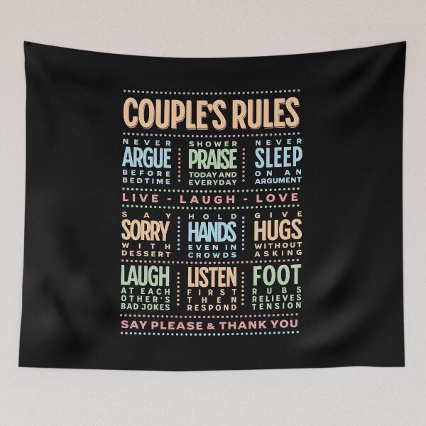 Item preview, Couple's Rules designed and sold by Rhu Creations.
