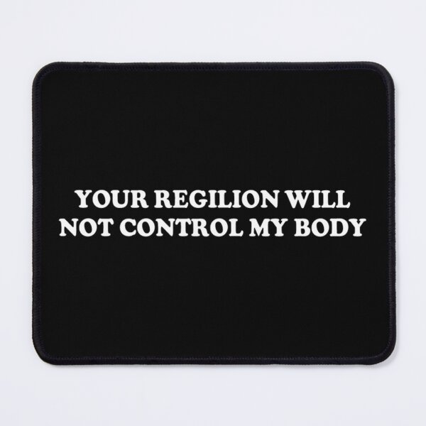 Item preview, Your Religion Will Not Control My Body Liberal Bumper designed and sold by Jaxym.
