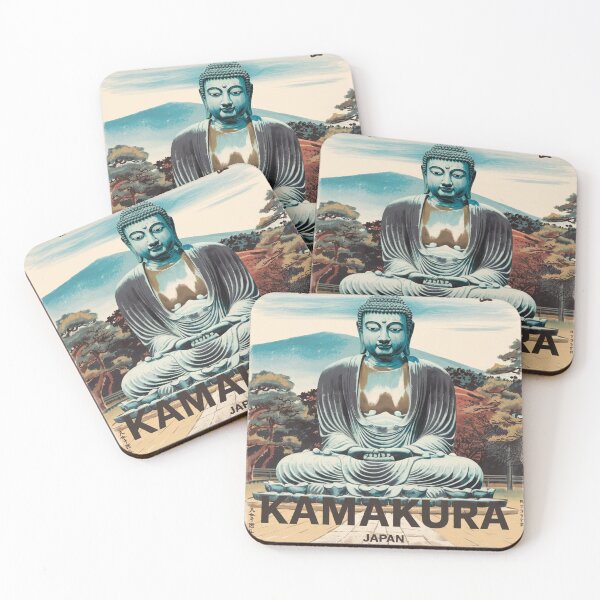 Item preview, Kamakura Vintage Travel Poster designed and sold by TravelerRat.