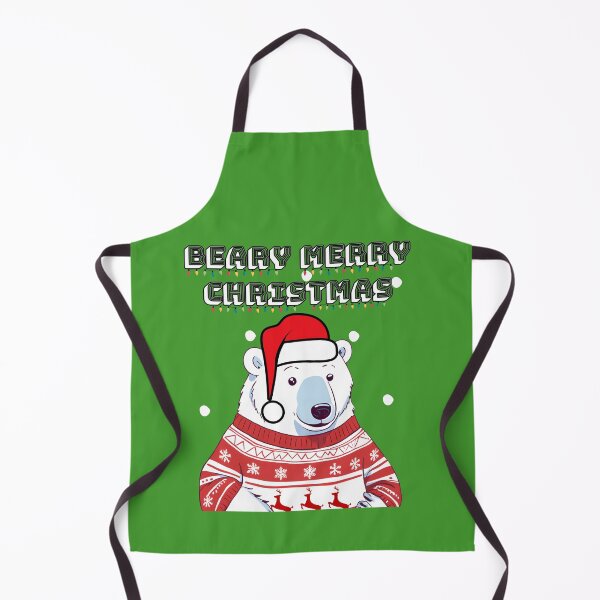 Item preview, Festive Polar Bear with Christmas Sweater & Hat designed and sold by Vestina88.