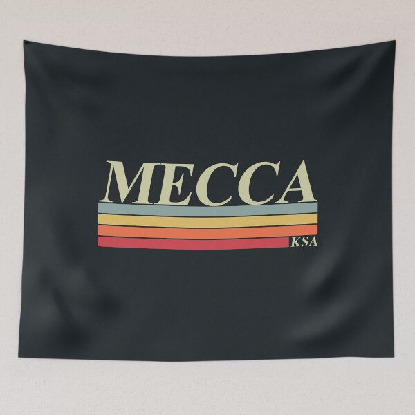 Item preview, Mecca Retro Saudi Arabia Design designed and sold by Mo5tar.