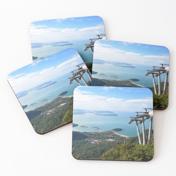 Item preview, View from Langkawi Mountain Cable Car Platform Malaysia designed and sold by HotHibiscus.