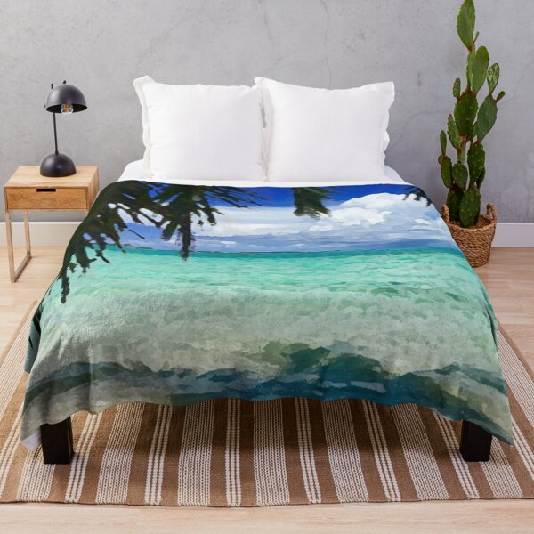Item preview, palm beach sea sky clouds cloud designed and sold by AA-designstore.