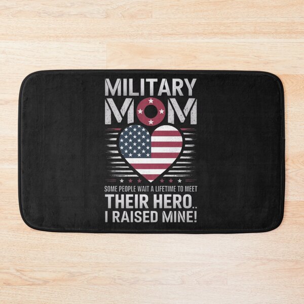 Item preview, Military Mom I Raised Hero USA America American Armed Forces designed and sold by SztylishDesigns.
