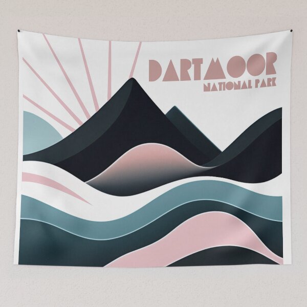Item preview, Dartmoor National Park Colored Hills designed and sold by Esskay Designs.