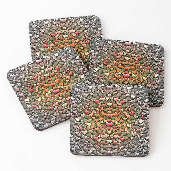 Item preview, A pebble bed of love designed and sold by BlackCoralArt.