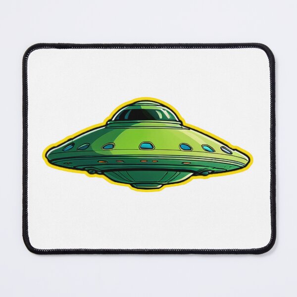 Item preview, Green Alien Flying Saucer Spaceship designed and sold by Bunmigraphics .