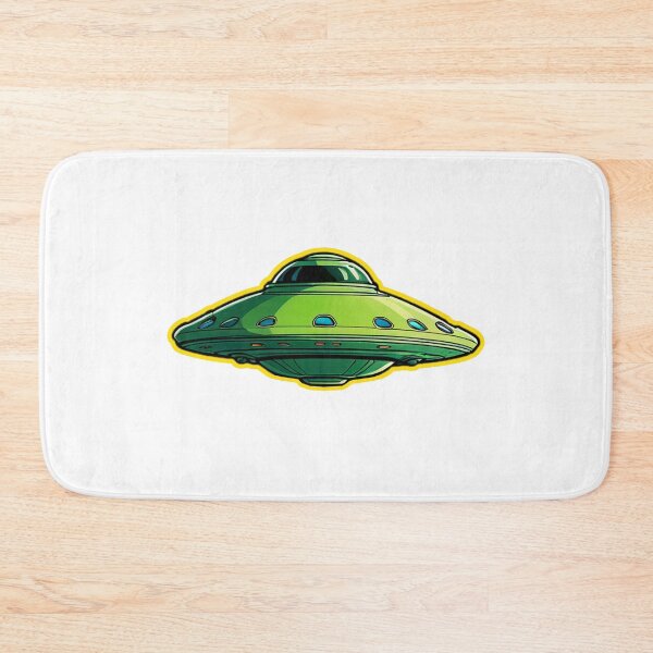Item preview, Green Alien Flying Saucer Spaceship designed and sold by Bunmigraphics .