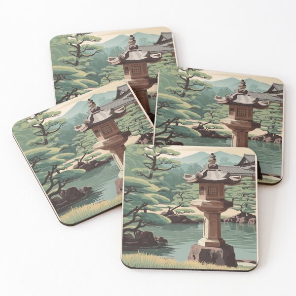 Item preview, Kanazawa Vintage Travel Poster designed and sold by TravelerRat.