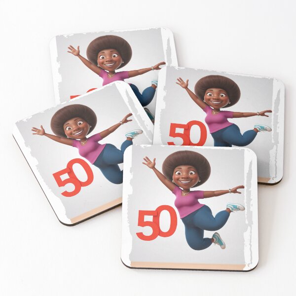 Item preview, Happy woman in her 50 years designed and sold by ArtisticPen-art.