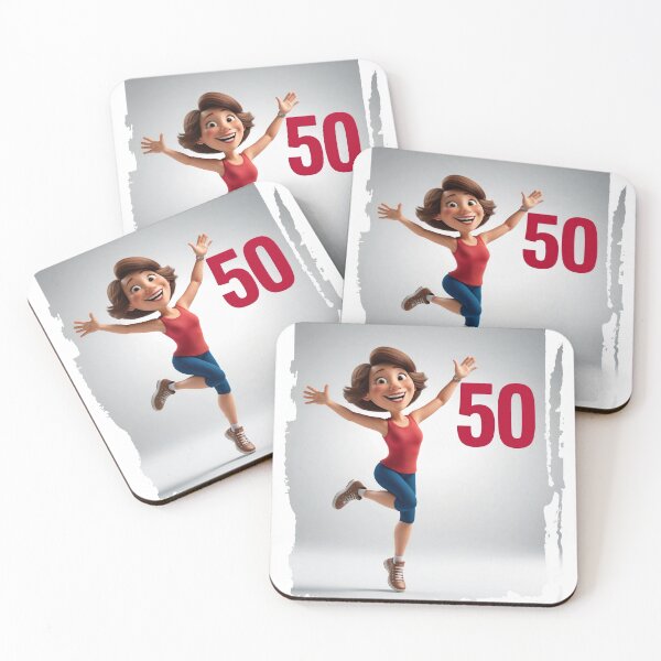 Item preview, Happy woman in her 50 years designed and sold by ArtisticPen-art.