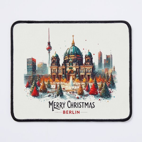 Item preview, Berlin Travel Merry Christmas designed and sold by TomFrontierArt.