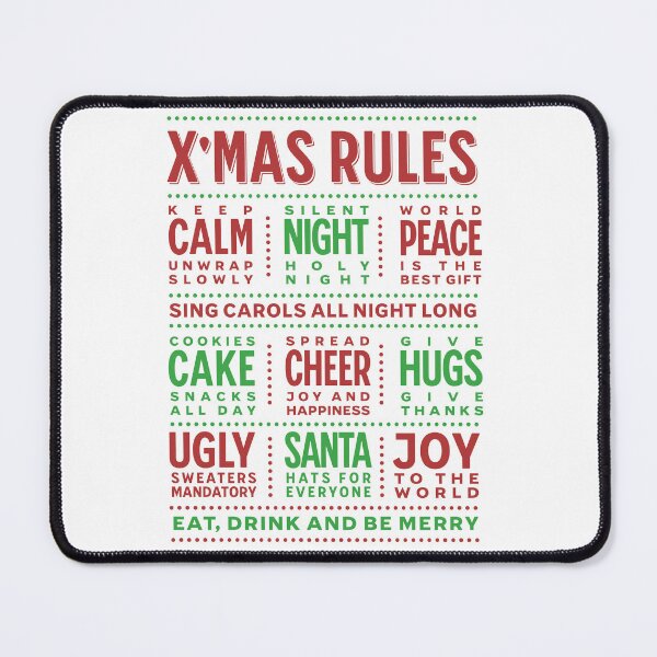 Item preview, Christmas Rules designed and sold by Rhu Creations.