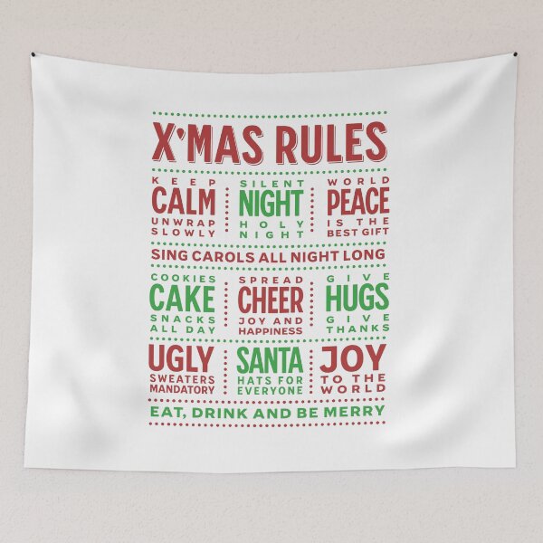 Item preview, Christmas Rules designed and sold by Rhu Creations.