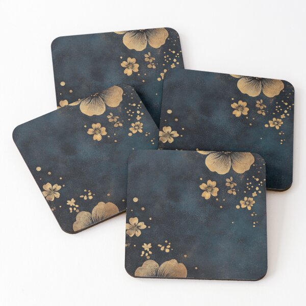 Item preview, Chic gold floral pattern designed and sold by MystiS.
