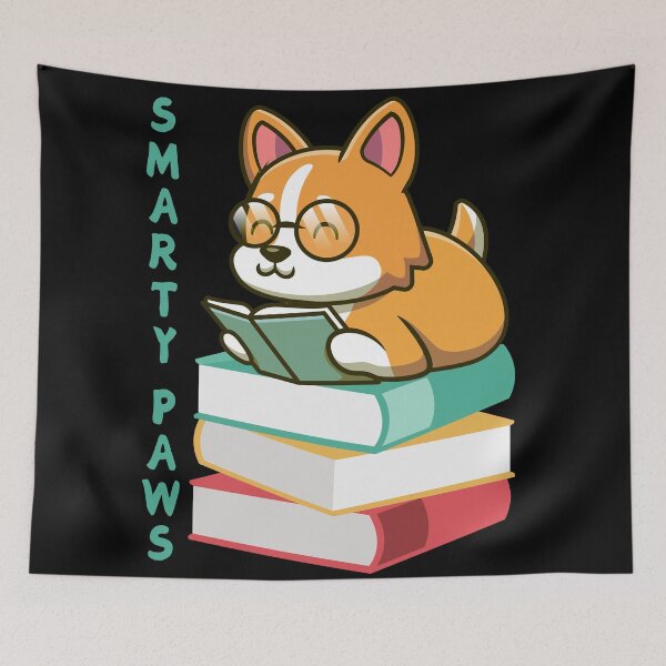 Item preview, Smarty Paws: The Bookish Pup designed and sold by CreativeFlux.