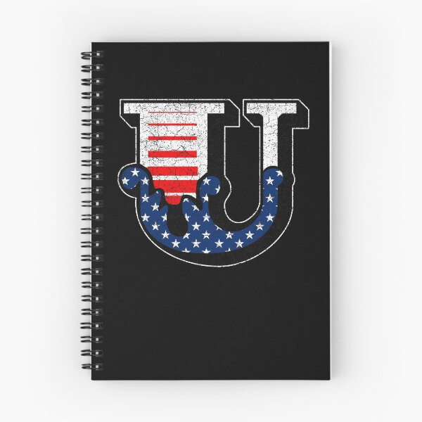 Item preview, U RETRO STYLE CAPITAL LETTER INITIAL T-SHIRT CLASSIC VINTAGE DISTRESSED STARS AND STRIPES AMERICAN USA FLAG AMERICA 4th JULY FONT LOGO TYPEFACE LETTERING TYPOGRAPHY MONOGRAM TEE designed and sold by prezziefactory.