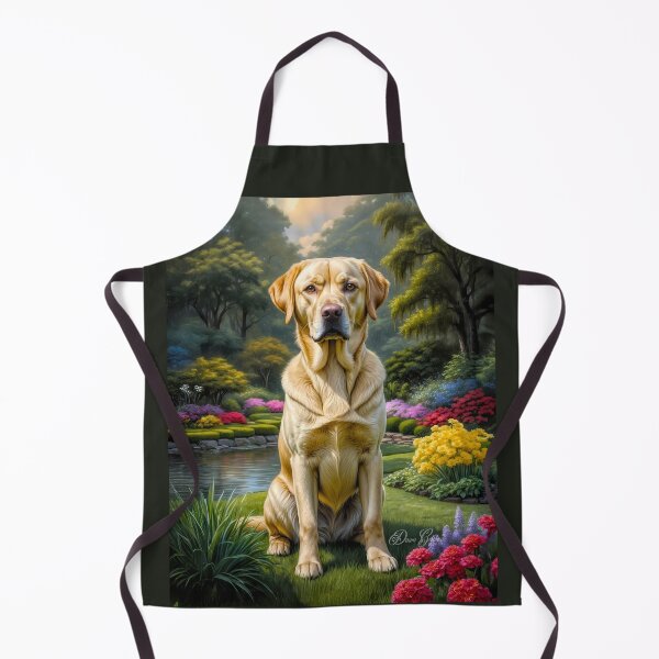 Item preview, Bronson Yellow Labrador Retriever Dog Painting designed and sold by Heart and Soul Studio.