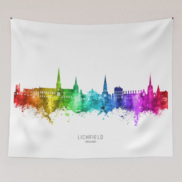 Item preview, Lichfield England Skyline designed and sold by ArtPrints.