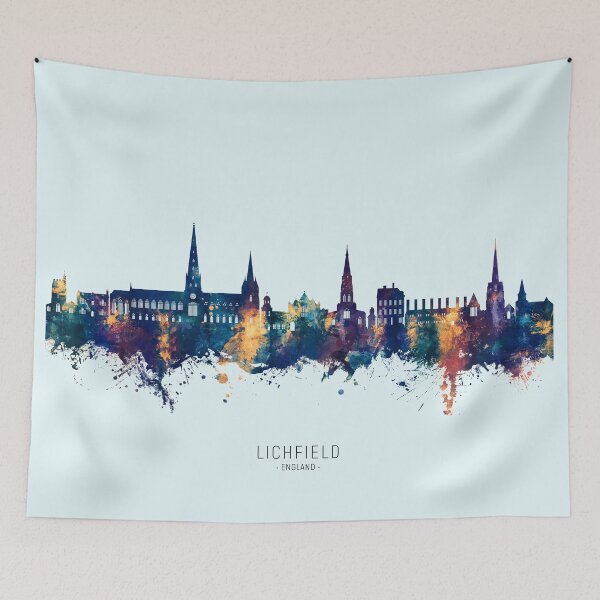 Item preview, Lichfield England Skyline designed and sold by ArtPrints.