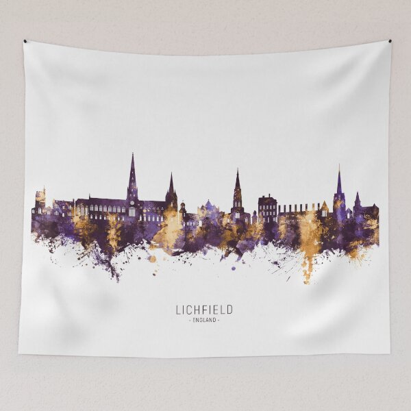 Item preview, Lichfield England Skyline designed and sold by ArtPrints.