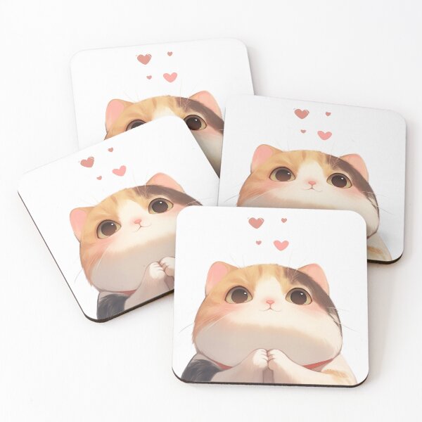 Item preview, Chubby Cat's Heartfelt Gaze designed and sold by The Deep Studio.