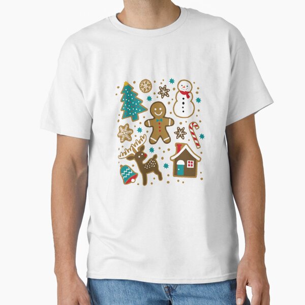 Christmas Gingerbread Cookies white Classic T-Shirt