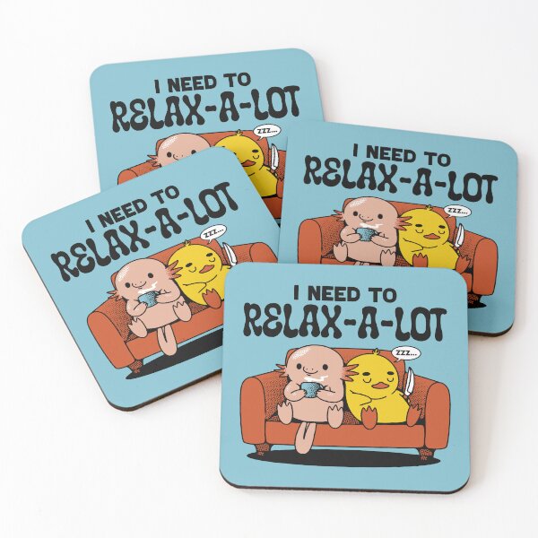 Item preview, I Need To Relaxalotl Duck Violence by Tobe Fonseca designed and sold by Tobe Fonseca®.