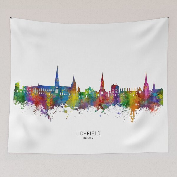 Item preview, Lichfield England Skyline designed and sold by ArtPrints.