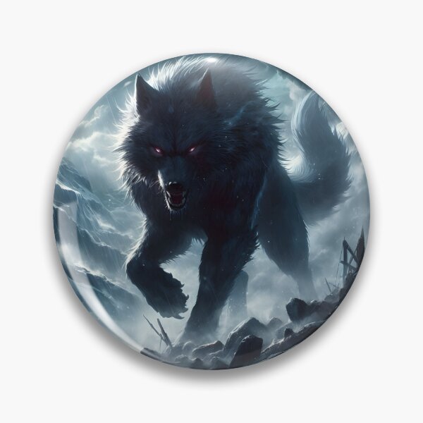 Item preview, Fenrir O Lobo Nordico Gigante designed and sold by GalleryBrisArt.