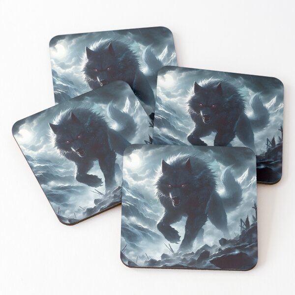 Item preview, Fenrir O Lobo Nordico Gigante designed and sold by GalleryBrisArt.