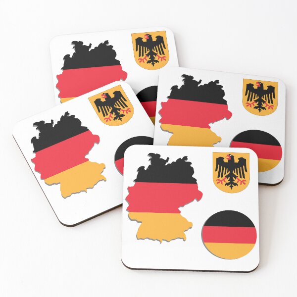 Item preview, germany map with flag designed and sold by skalihm.