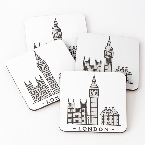 Artikelvorschau, Big Ben und Elizabeth Tower entworfen und verkauft von Angry Swan Designs.