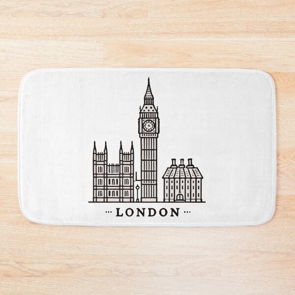 Item preview, Big Ben and Elizabeth Tower designed and sold by Angry Swan Designs.