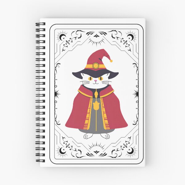 Item preview, The Feline Wizard: A Tarot Card of Magic and Mystery. Magical Cat Wizard - Amulet of Luck designed and sold by MarCreativArt.