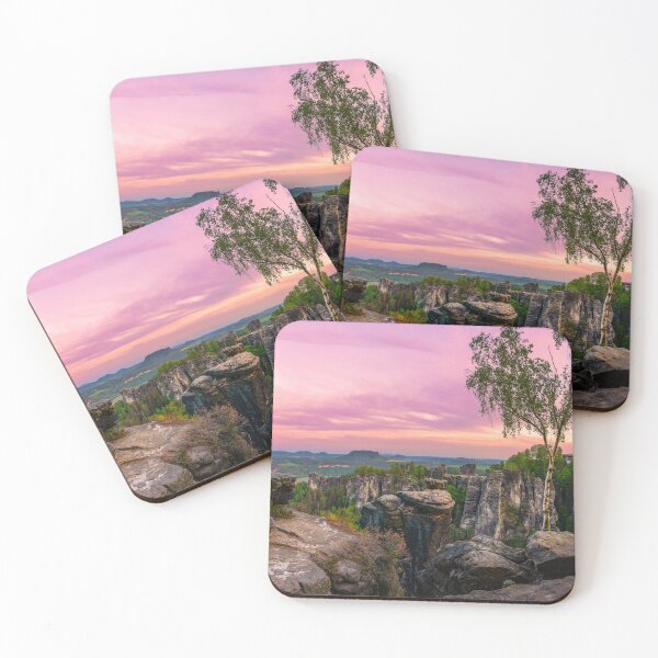 Item preview, View on Bastei bridge during sunset designed and sold by raphotography88.