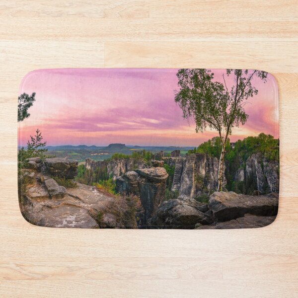Item preview, View on Bastei bridge during sunset designed and sold by raphotography88.