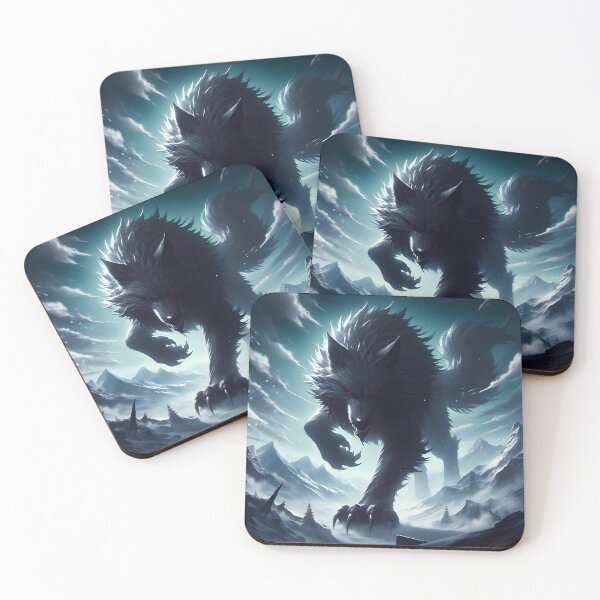 Item preview, Fenrir The Giant Nordic Wolf designed and sold by GalleryBrisArt.