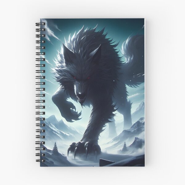 Item preview, Fenrir The Giant Nordic Wolf designed and sold by GalleryBrisArt.