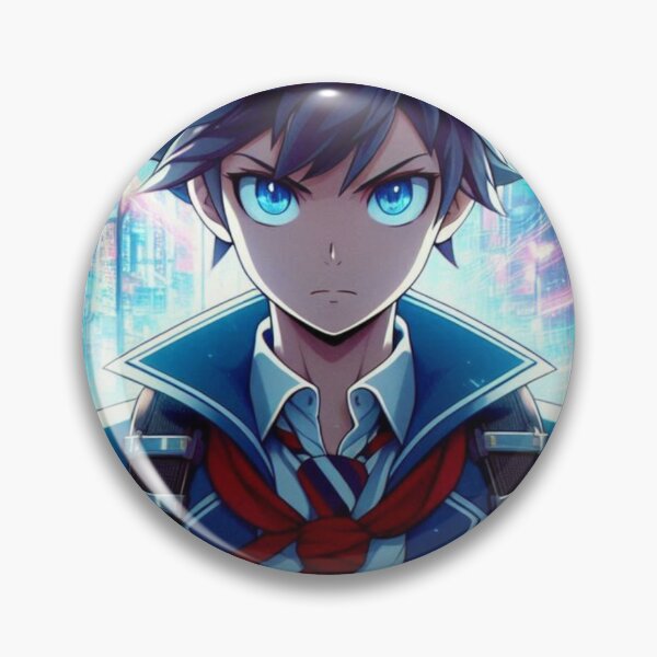 Item preview, Neon City Schoolboy - Futuristic Anime Scene designed and sold by emanuele6698.