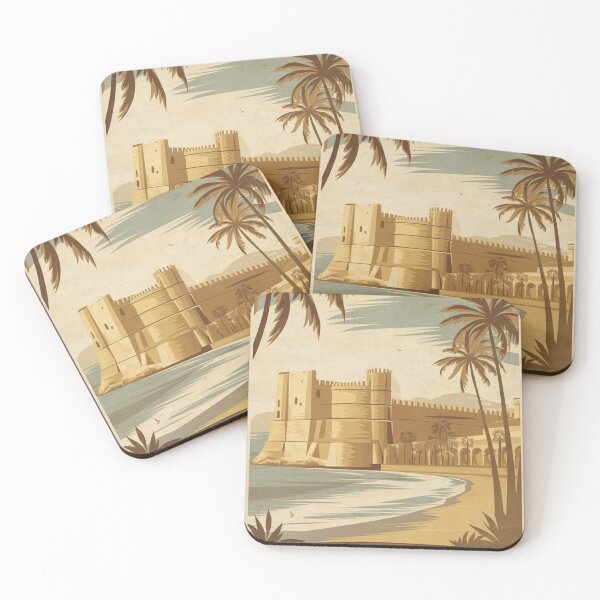 Item preview, Malaga Vintage Travel Poster designed and sold by TravelerRat.