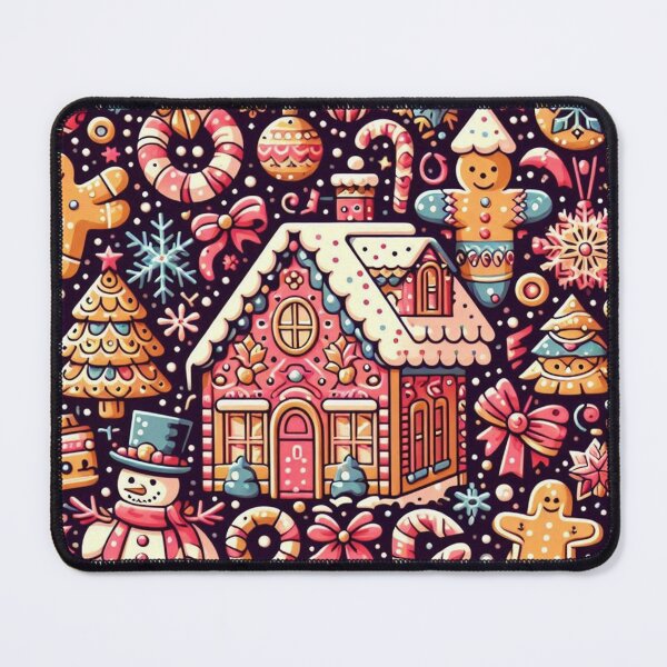 Item preview, Gingerbread House Cute Pattern designed and sold by Simplybe1.