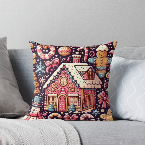 Item preview, Gingerbread House Cute Pattern designed and sold by Simplybe1.