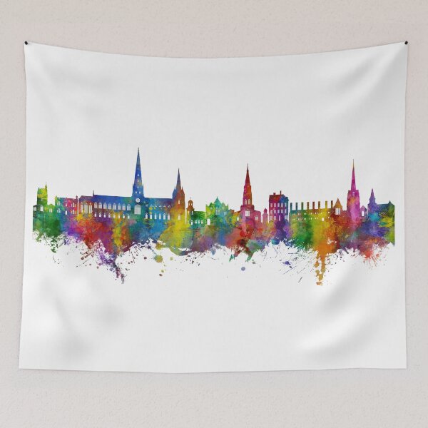 Item preview, Lichfield England Skyline designed and sold by ArtPrints.